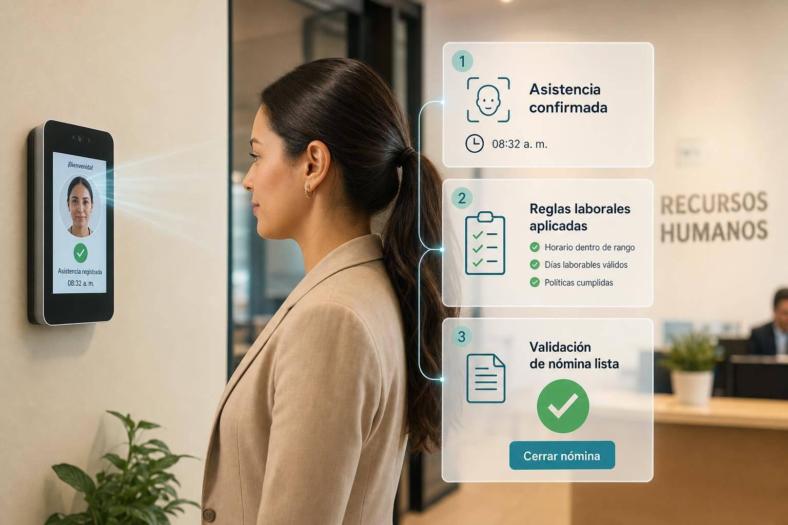 Cómo Reducir Errores en Nóminas con Reconocimiento Facial