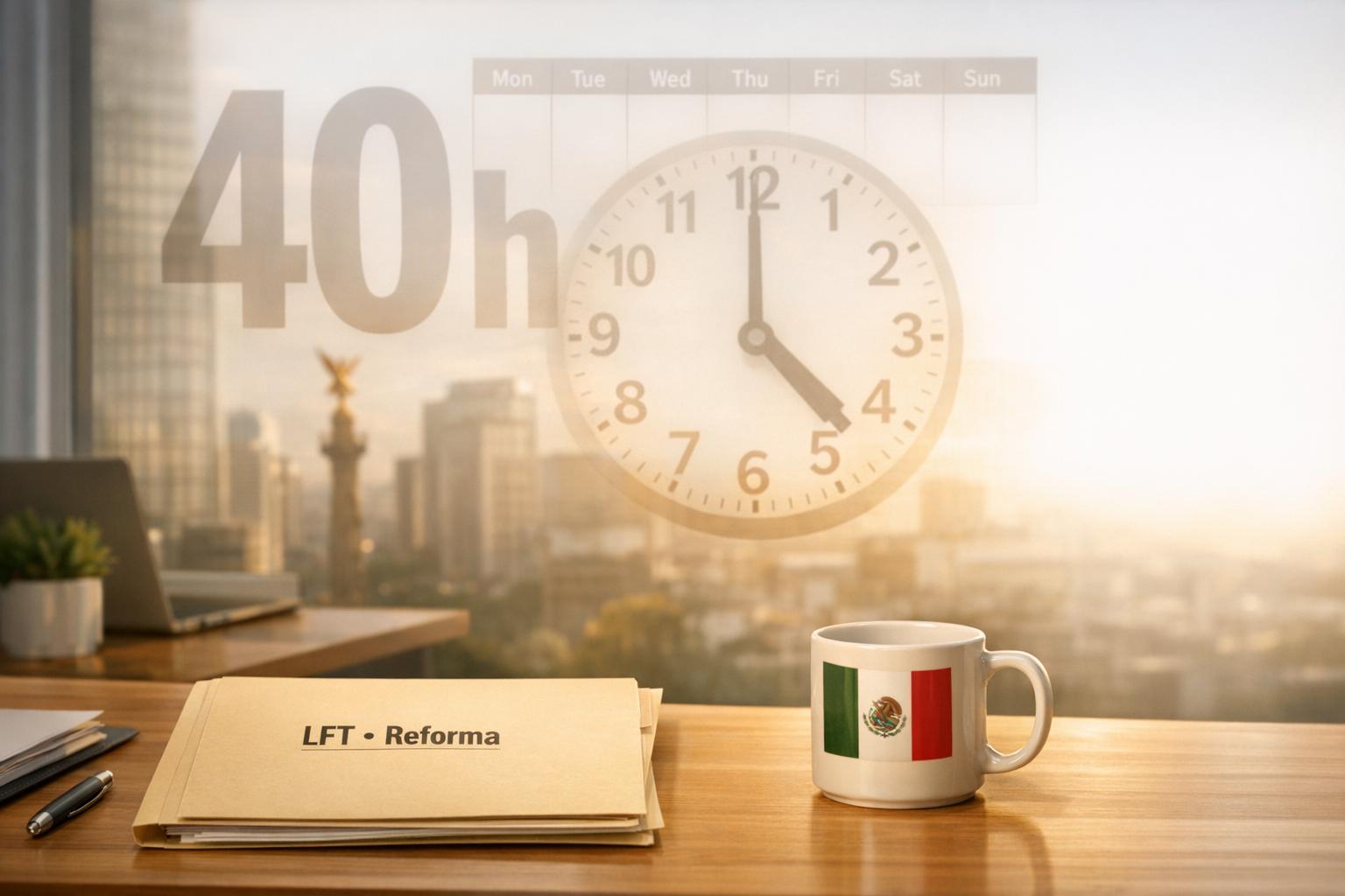 México establece límite legal de 40 horas para la jornada laboral semanal